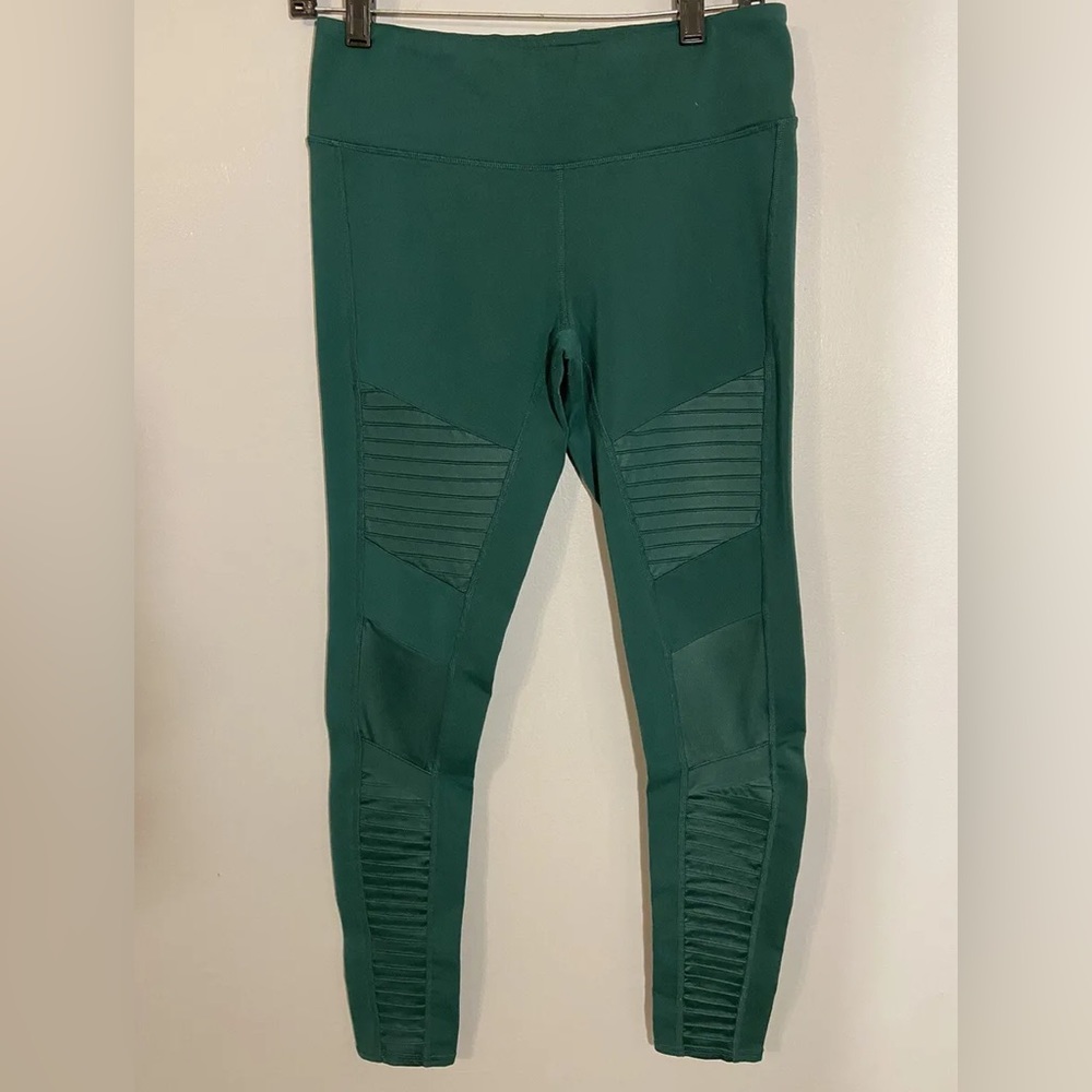 Alo Yoga Moto Legging Medium Green